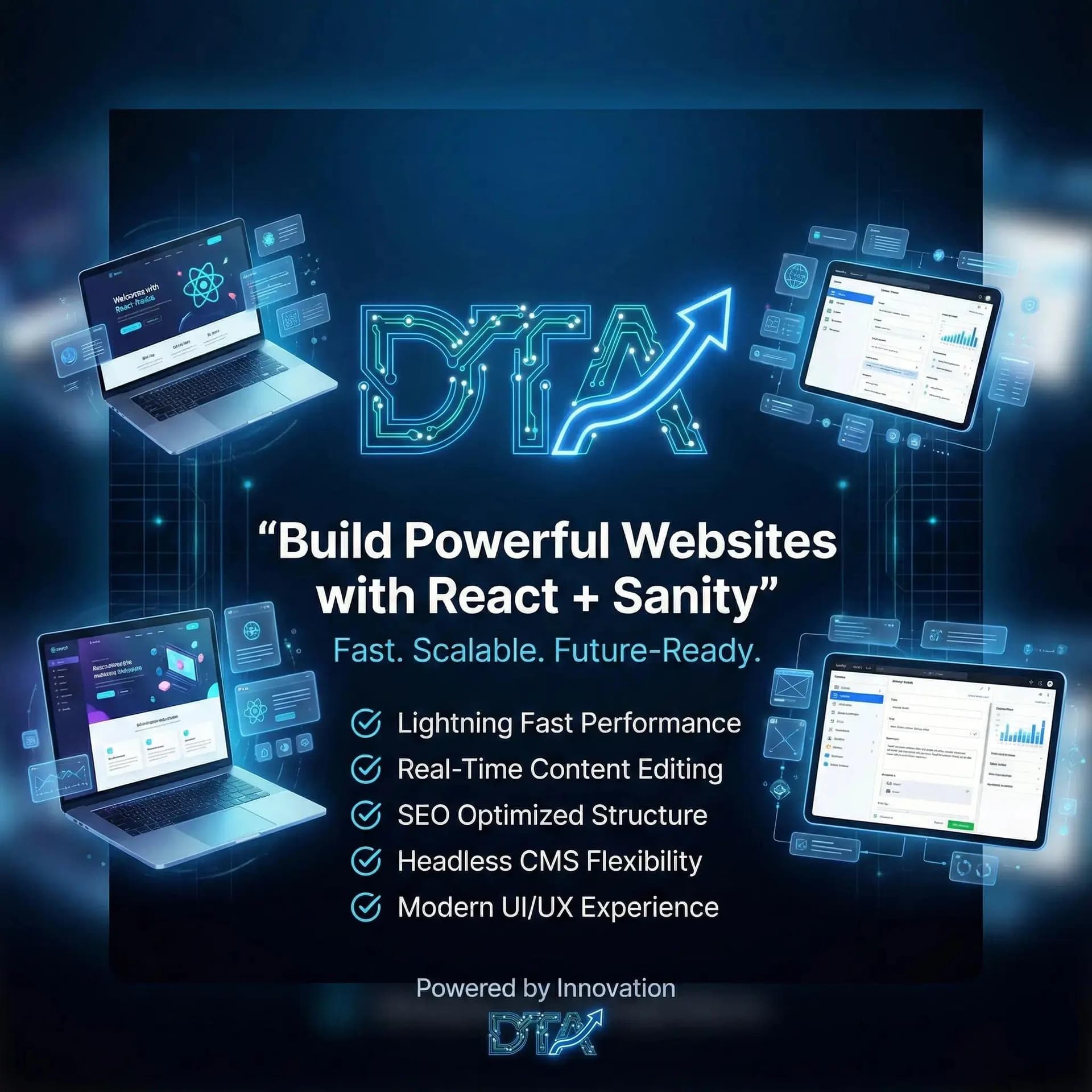 A normal website shows information. A powerful website builds authority.