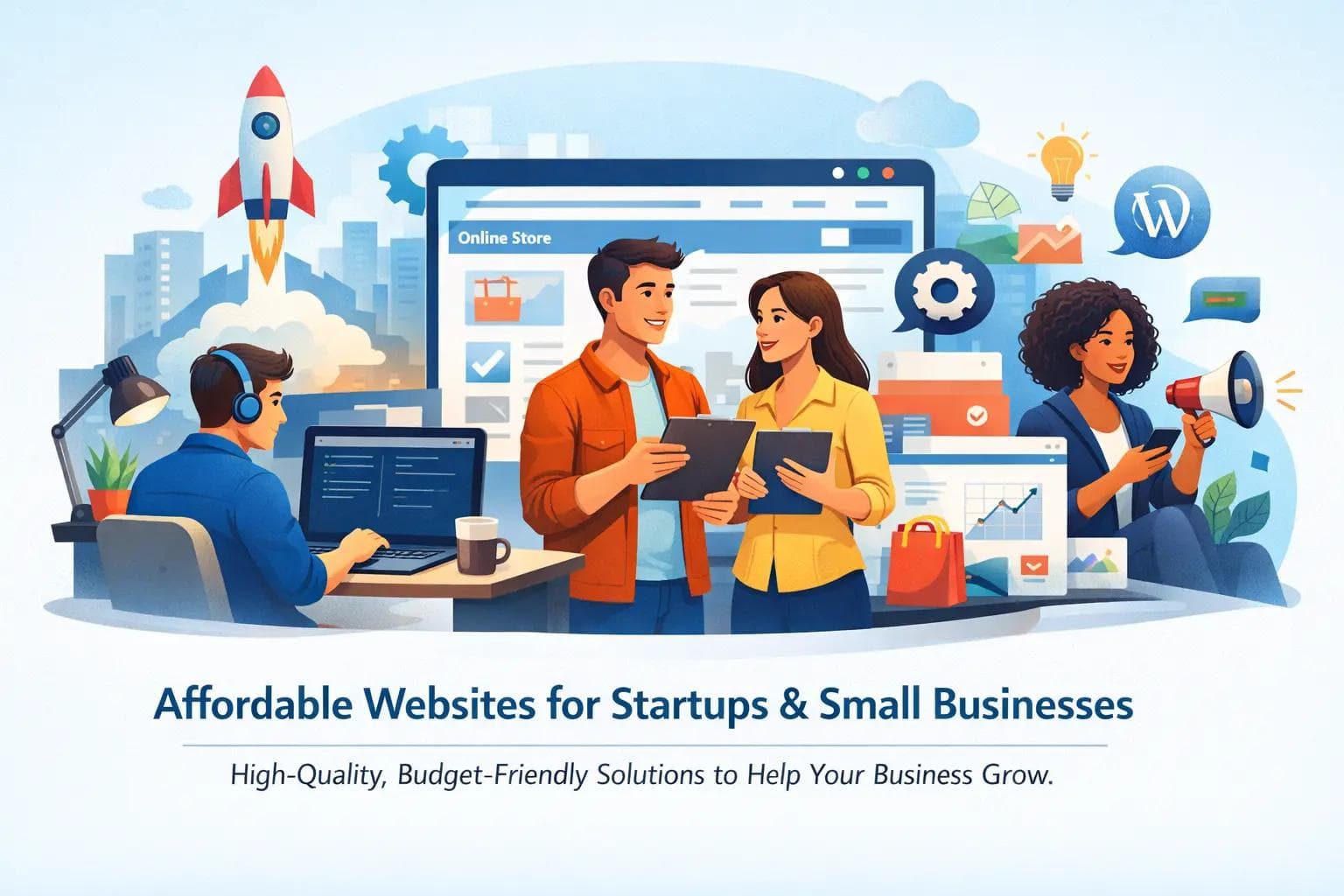 Affordable Websites for Startups | Digital Tech Alpha